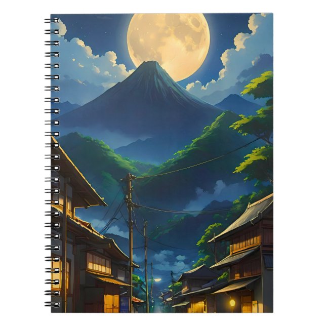 Carnet Java au clair de lune (Devant)