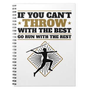 Carnet Javelin Thrower Funny Throw avec le meilleur