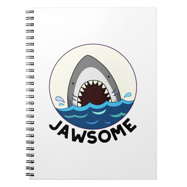 Carnet Jawsome Funny Shark Teeth Pun (Devant)