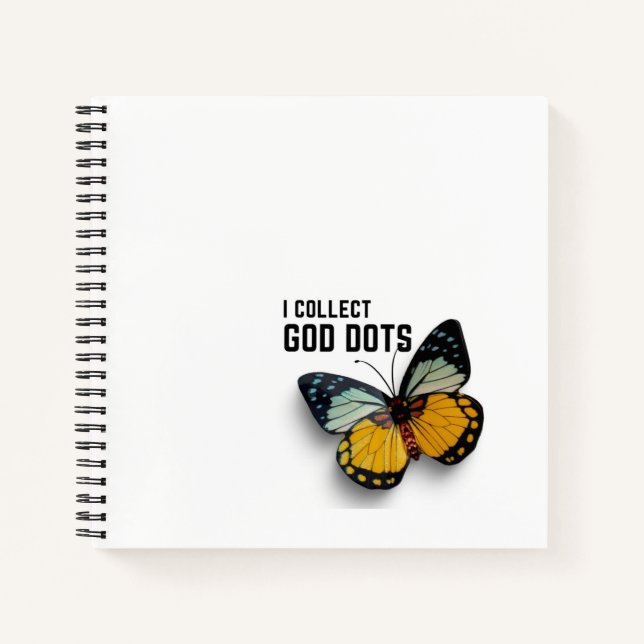 Carnet Je collectionne DIEU DOTS Spiral Notebook-Journal (Devant)