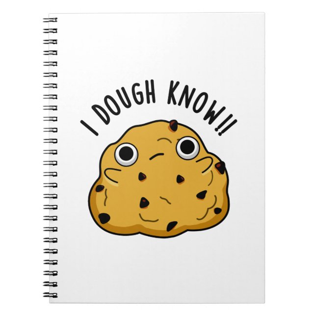 Carnet Je Connais Dough Pun À Cuisson Drôle (Devant)