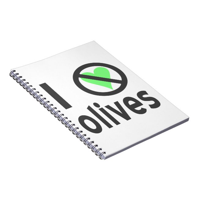 Carnet Je déteste les olives, pas d'amour (Côté Droit)