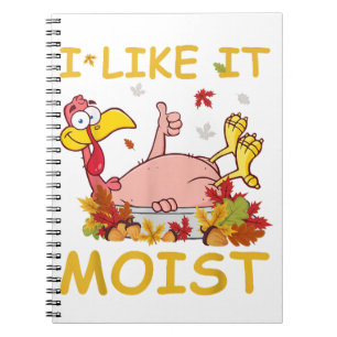 Carnet Je L'Aime Moist Funny Turquie Dîner Thanksgiv