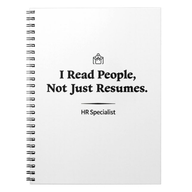 Carnet Je lis les gens, pas seulement les CV – Spécialist (Devant)