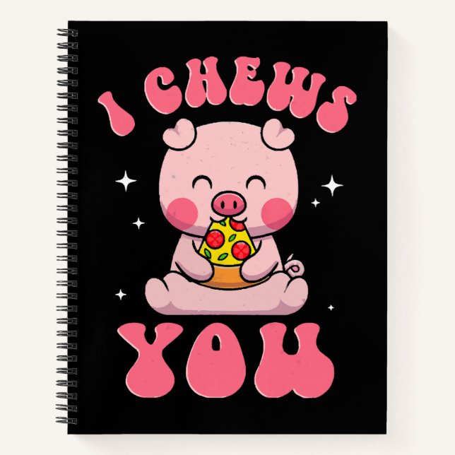 Carnet Je mâche ta pizza (Devant)