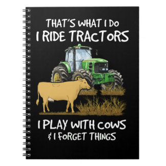Carnet Je Marche Tracteurs Je Joue Avec Des Vaches J'Oubl