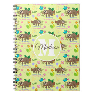 Carnet Je ne suis pas paresseux   Nom du Motif de devis d