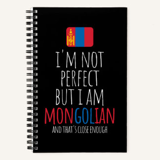 Carnet Je ne suis pas parfait, mais je suis mongole de Mo