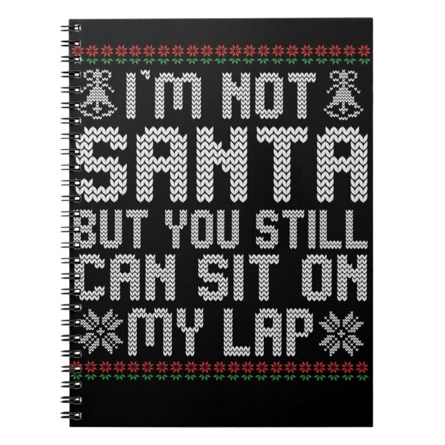 Carnet Je ne suis pas Père Noël, mais vous pouvez toujour (Devant)