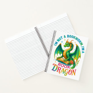 Carnet Je ne suis pas un ver de livre...