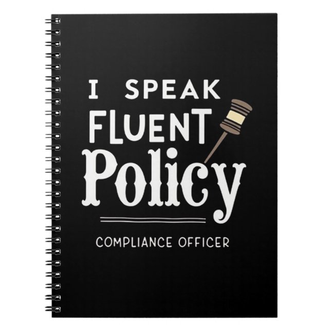 Carnet Je parle couramment la politique – Responsable de  (Devant)