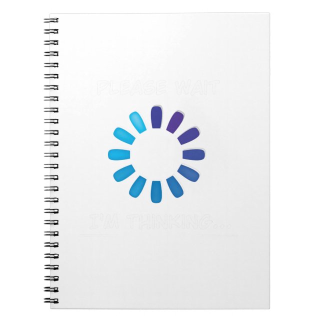 Carnet Je pense programmeur d'ordinateur Chemise (Devant)