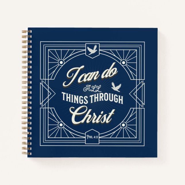 Carnet Je Peux Faire Tout Par Christ (Devant)