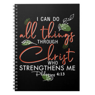 Carnet Je Peux Faire Tout Par Le Christ Qui Renforce