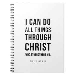 Carnet Je peux faire toutes choses Philippiens 4:13