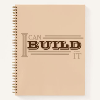Carnet Je peux le CONSTRUIRE (Brun) Planificateur/