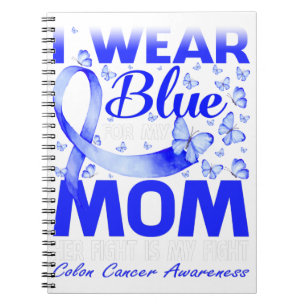 Carnet Je Porte Du Bleu Pour Ma Mère Colon Cancer Sensibi