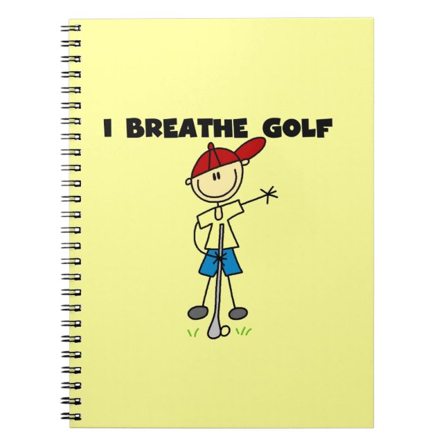 Carnet Je respire Golf (Devant)