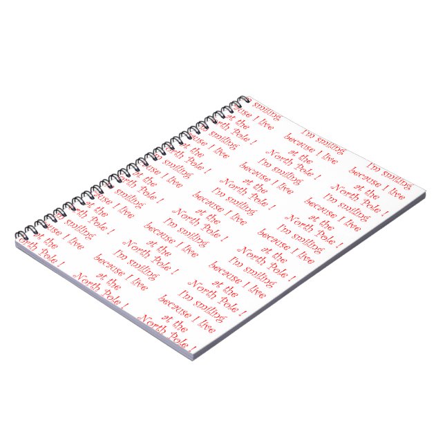 Carnet Je souris parce que-carnet (Côté gauche)