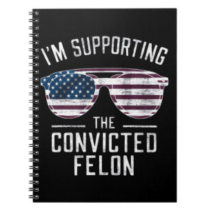 Carnet Je soutiens le féon condamné Pro Trump 2024