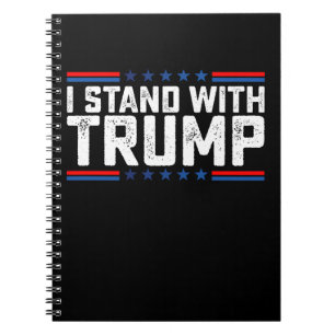 Carnet Je suis avec Trump Élection présidentielle Vintage