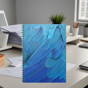 Carnet Je suis bleu - Plumes Macaw