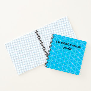 Carnet Je suis centré, paisible et ancré