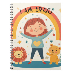Carnet Je suis courageux - Affirmation pour enfants