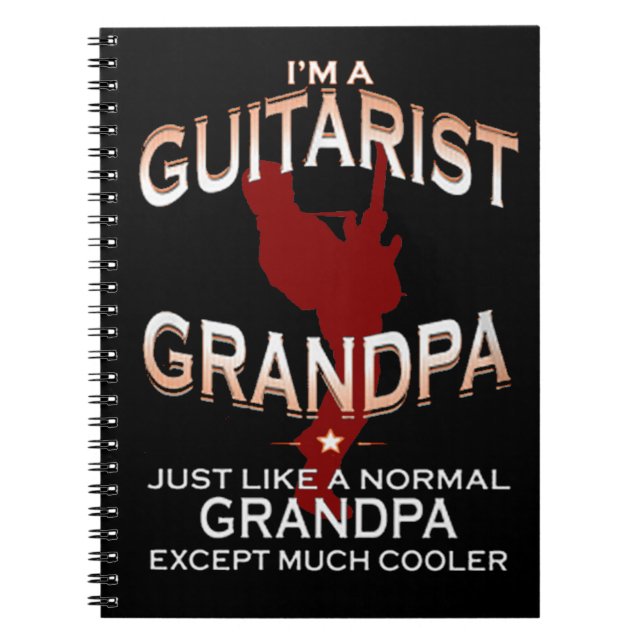 Carnet Je suis grand-père guitariste... (Devant)