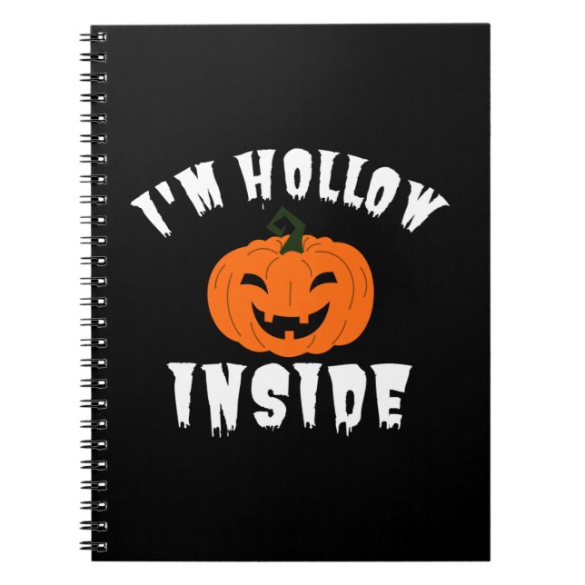Carnet Je suis Hollow Inside Pumkin Jack-o'-lantern (Devant)