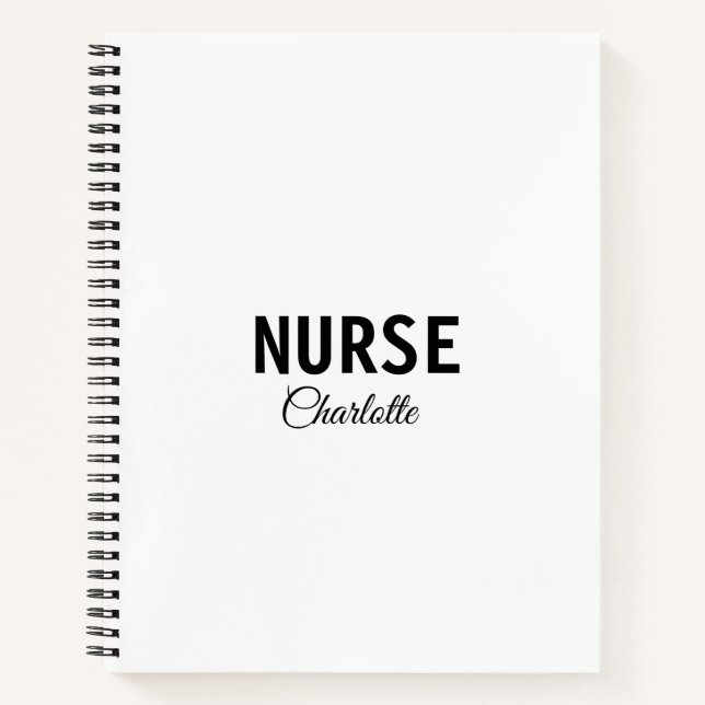 Carnet Je suis infirmière médecin expert ajouter votre no (Devant)