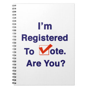 Carnet Je suis inscrit au vote 2026