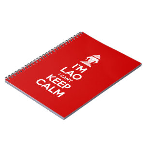 Carnet Je suis Lao je ne peux pas garder le calme