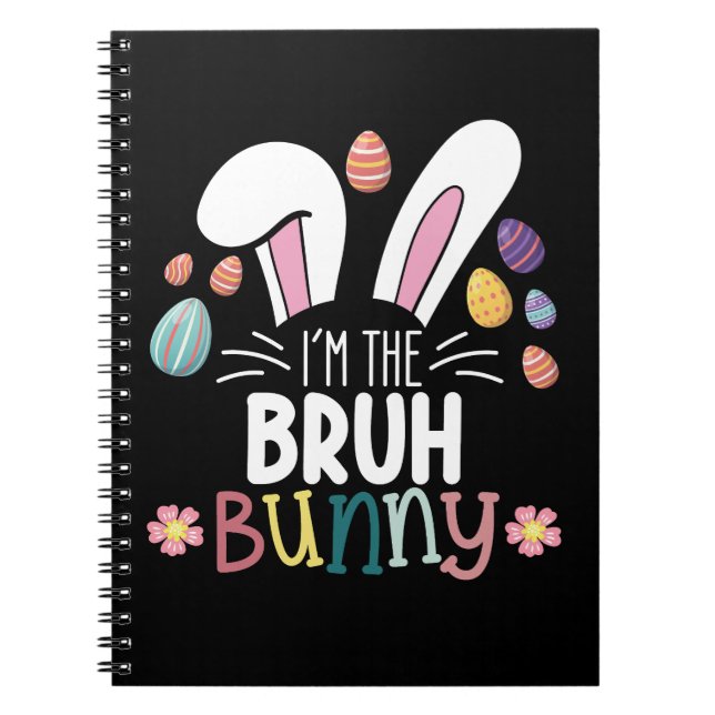 Carnet Je suis le lapin Bruh de Pâques Matching (Devant)