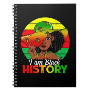 Carnet Je suis l'histoire noire Afrique Amérique