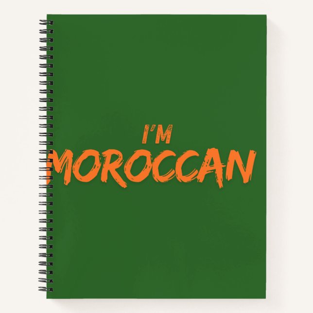 carnet "Je suis marocain" - Fière étudiante maroca (Devant)