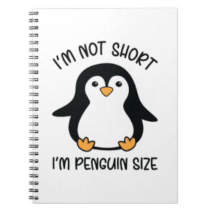 Carnet Je suis Penguin Size, Short Girl Appréciation Day