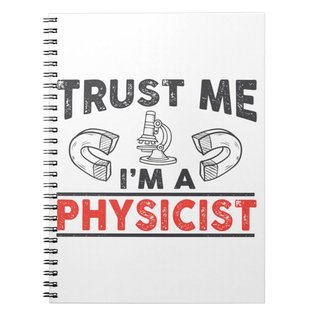 Carnet Je suis physicien (Devant)