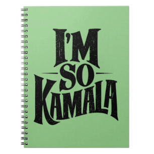 Carnet Je suis si Kamala Brat Green Meme
