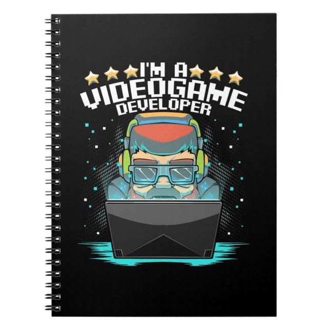 Carnet Je Suis Un Développeur De Jeu Vidéo (Devant)