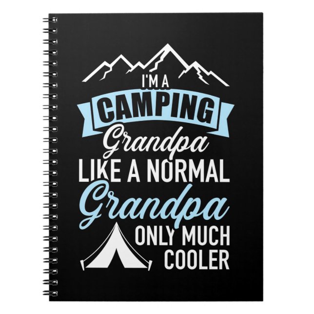 Carnet Je Suis Un Grand-Père De Camping (Devant)