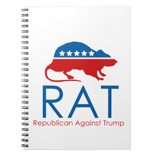 Carnet Je suis un R.A.T : Républicain contre Trump (Devant)