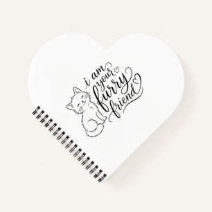 Carnet Je Suis Votre Ami à Fourrure Design de Chien Migno