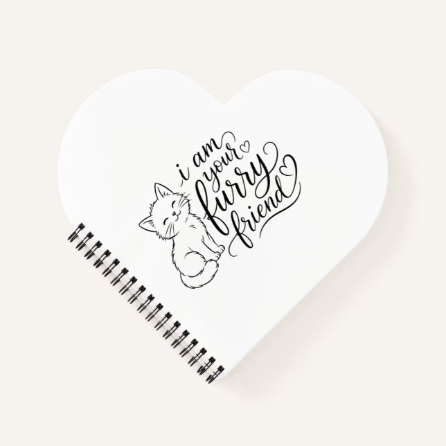 Carnet Je Suis Votre Ami à Fourrure Design de Chien Migno (Devant)
