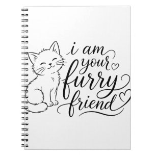 Carnet Je Suis Votre Ami à Fourrure Design de Chien Migno