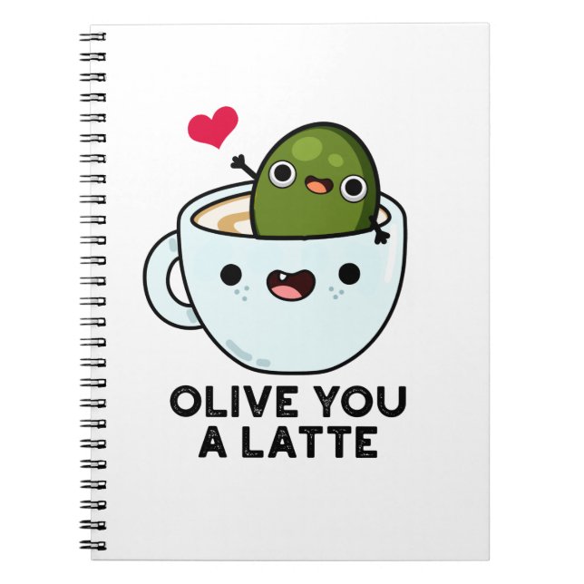 Carnet Je t'aime beaucoup Olive Tasse Drôle de Punishment (Devant)
