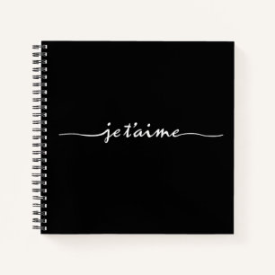 Carnet je t'aime - Je t'aime en français