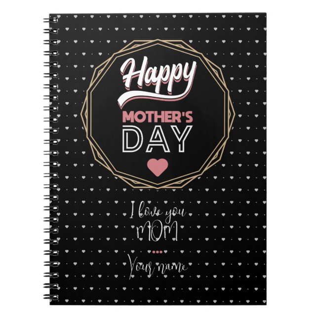 Carnet Je t'aime maman (Devant)