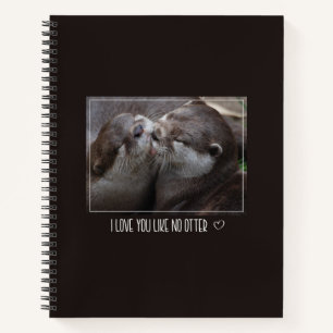 Carnet Je T'Aime Pas D'Otter Mignonne Photo