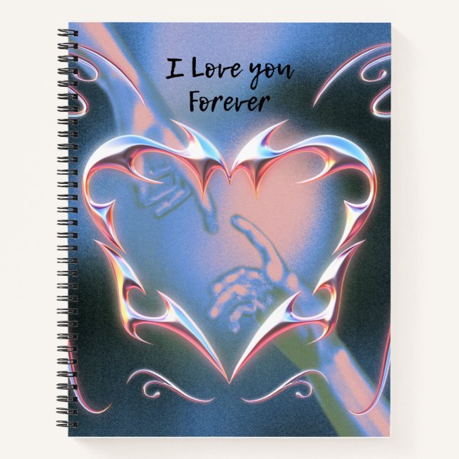 Carnet Je t'aime pour toujours (Devant)